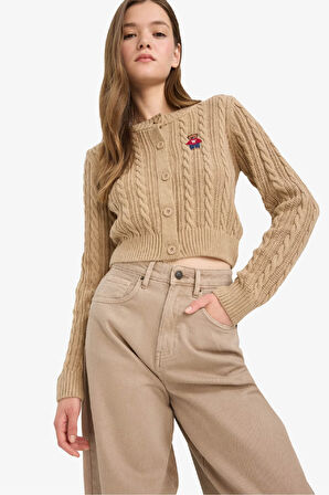 Coool Regular Fit Bisiklet Yaka Hırka