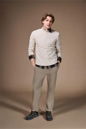 DeFacto Slim Fit Dar Kesim Yarım Balıkçı Yaka Basic Düz Triko Kazak R1127AZ25WNBG300