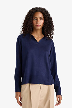 Regular Fit Polo Yaka Kazak