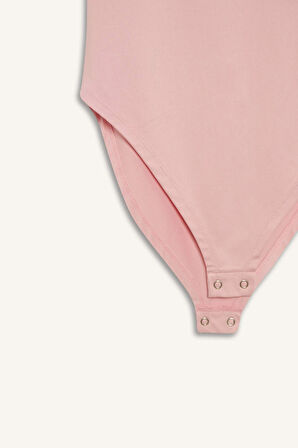 Afra x Defacto Slim Fit Dar Kesim Halter Yaka Atlet