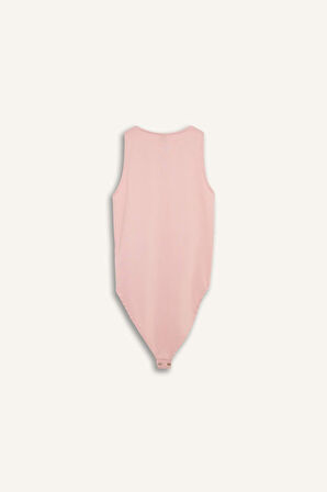 Afra x Defacto Slim Fit Dar Kesim Halter Yaka Atlet