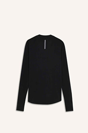 DeFactoFit Slim Fit Dar Kesim Dik Yaka Sporcu Uzun Kollu Body