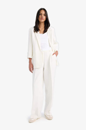Regular Fit Kare Yaka Blazer Ceket