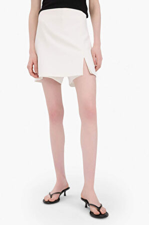 DeFacto Normal Bel Basic Düz Şort Etek C1860AX25SPER105