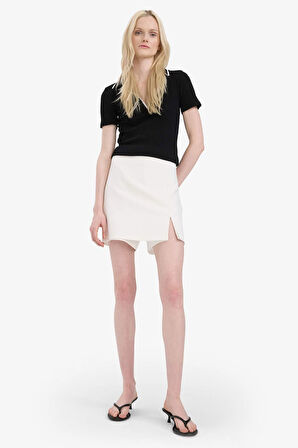 DeFacto Normal Bel Basic Düz Şort Etek C1860AX25SPER105
