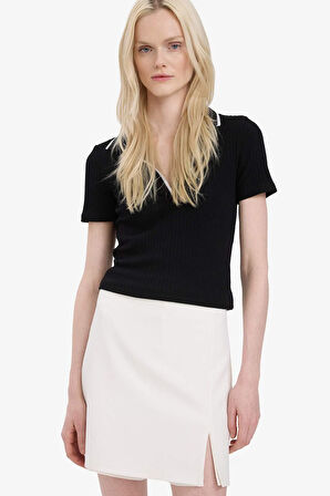 DeFacto Normal Bel Basic Düz Şort Etek C1860AX25SPER105