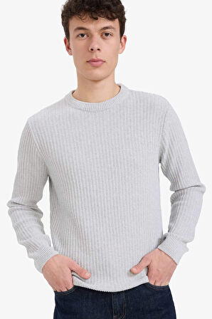 Standart Fit Bisiklet Yaka Triko Kazak