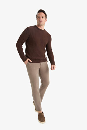 Standart Fit Bisiklet Yaka Triko Kazak