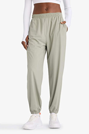 DeFactoFit Standart Fit Paçası Fermuarlı Jogger Premium Sporcu Pantolon