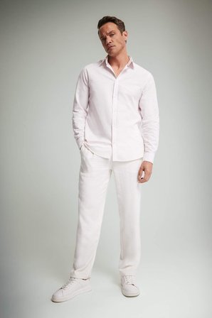 DeFacto Yazlık Viskon Regular Fit Keten Karışımlı Düz Paça Cepli Jogger Pantolon B4867AX25SMBG686