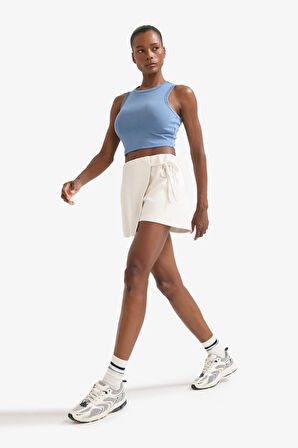 DeFactoFit Standart Fit Kısa Paça Sporcu Modal Şort