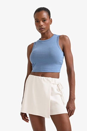 DeFactoFit Standart Fit Kısa Paça Sporcu Modal Şort