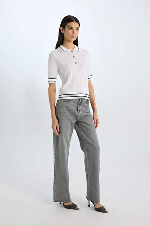 Regular Fit Polo Yaka Kazak