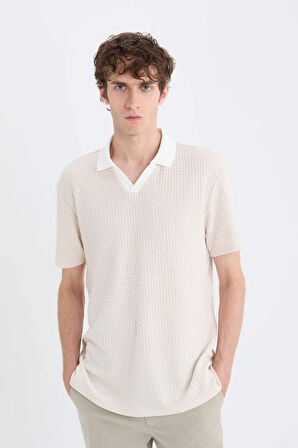DeFacto Regular Fit Polo Yaka Kısa Kollu Tişört B6548AX25SMBG732