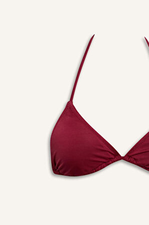 DeFacto Regular Fit Üçgen Bikini Üstü-Fall in Love T3666AZ25SMBR285