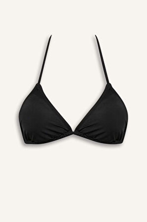 DeFacto Regular Fit Üçgen Bikini Üstü-Fall in Love T3666AZ25SMBK81
