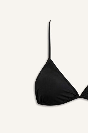 DeFacto Regular Fit Üçgen Bikini Üstü-Fall in Love T3666AZ25SMBK81