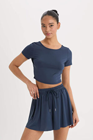 DeFactoFit Standart Fit Sporcu Kısa Paça Şort E2664AX25SMNV249