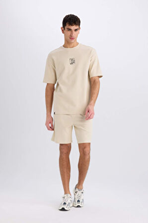 Regular Fit Düz Paça Şort