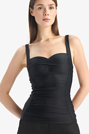 Regular Fit Askılı Tankini-Fall in Love