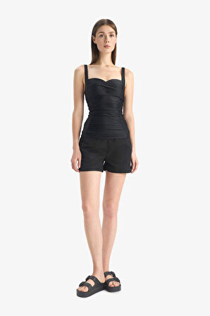 Regular Fit Askılı Tankini-Fall in Love