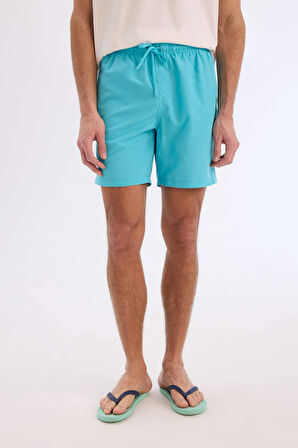 Regular Fit Kısa Boy Deniz Şortu