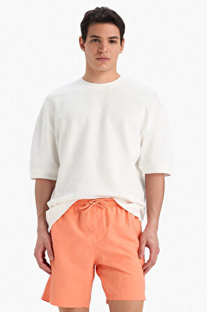 Regular Fit Kısa Boy Deniz Şortu