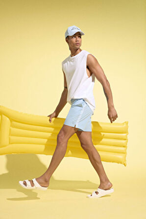 DeFactoFit Esnek Dokulu Kısa Boy Deniz Şortu E4057AX25HSBE196