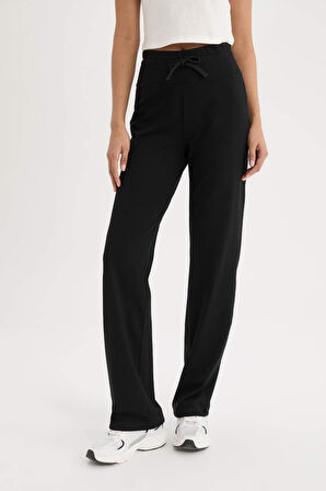 DeFactoFit Flare Fit Yüksek Bel İspanyol Paça Sporcu Pantolon