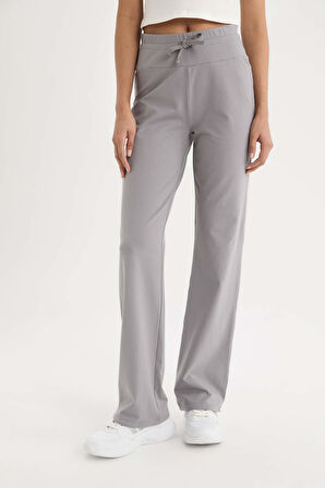 DeFactoFit Flare Fit Yüksek Bel İspanyol Paça Sporcu Pantolon