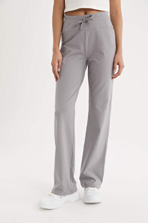 DeFactoFit Flare Fit Yüksek Bel İspanyol Paça Sporcu Pantolon