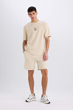Regular Fit Düz Paça Şort