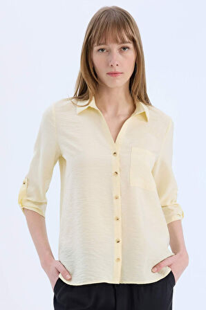DeFacto Regular Fit Basic Düz Uzun Kollu Gömlek M9407AZ25SPYL496