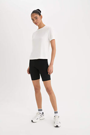 DeFactoFit Biker Beli Saran Sporcu Tayt
