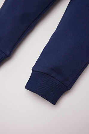 Erkek Bebek Beli Paçası Lastikli Basic Düz Eşofman Altı