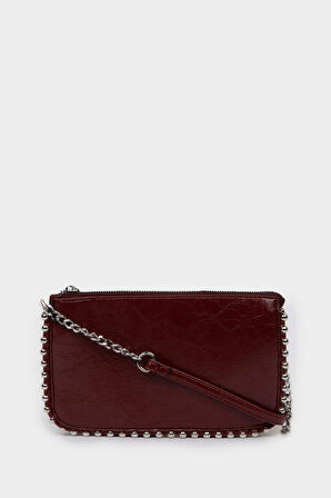 Kadın Leopar Desenli Çapraz Çanta