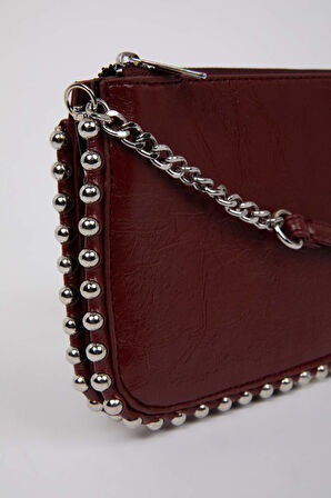 Kadın Leopar Desenli Çapraz Çanta