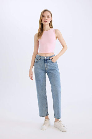 DeFacto Fitted Basic Düz Halter Yaka Atlet D9560AX25SMPN614