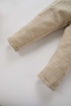 Erkek Bebek Beli Lastikli Düz Paça Pantolon