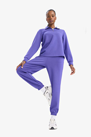 DeFactoFit Sporcu Jogger Eşofman Altı Standart Fit Modal Çift Cepli Basic Düz B1794AX25SPPR273