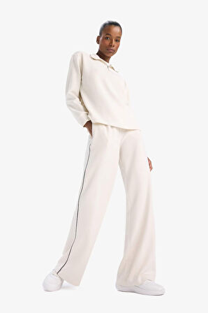DeFactoFit Wide Leg Geniş Paça Standart Boy Modal Sporcu Pantolon