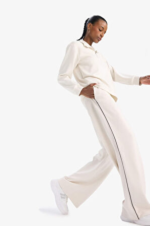 DeFactoFit Wide Leg Geniş Paça Standart Boy Modal Sporcu İnce Pantolon D7128AX25SPER218