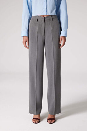 DeFacto x Sorbe Straight Fit Pantolon Yüksek Bel Pensli Düz Paça Cepli D9923AX24AUAR222