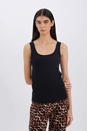 DeFacto Regular Fit Pamuklu Atlet-Fall in Love R9041AZ25SPBK81