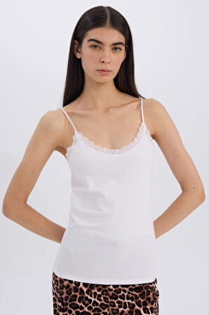 DeFacto Regular Fit Pamuklu Atlet-Fall in Love Y5360AZ25SPWT34
