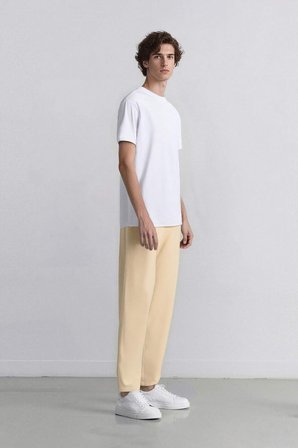 DeFacto Bol Rahat Kesim Wide Leg Yazlık Keten Pantolon C2727AX25SPBG760