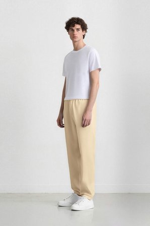 DeFacto Bol Rahat Kesim Wide Leg Yazlık Keten Pantolon C2727AX25SPBG760