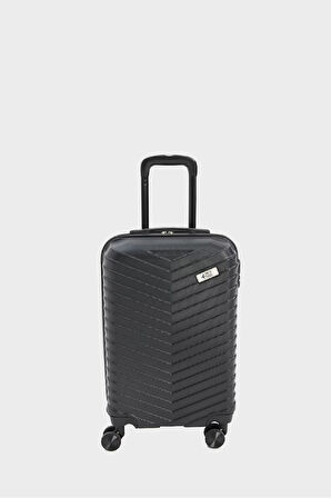 DeFacto Unisex Sert Kapaklı Çekçekli Küçük Boy Valiz E7342AXNSBK59