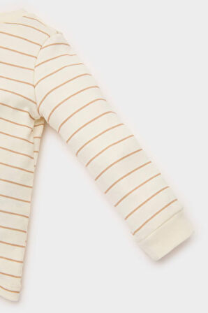 DeFacto Erkek Bebek Pijama Takımı Dinazor Baskılı Uzun Kollu Üst Beli Lastikli Uzun Alt E6936A525SPER98
