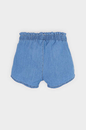 DeFacto Kız Bebek Beli Lastikli Jean Şort E5245A525SMBE394